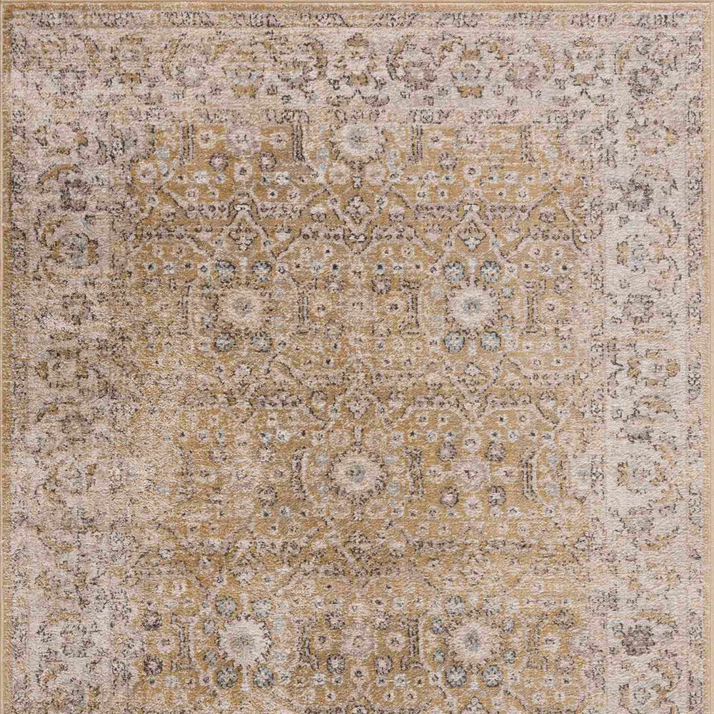 Anana Gold & Beige Area Rug - Clearance