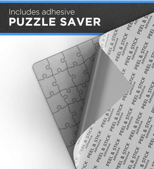 QuizQuirk 1000 Piece Puzzle, Colorful Wooden Blocks Jigsaw Puzzle for Adults/Teens (Puzzle Saver Kit Included)