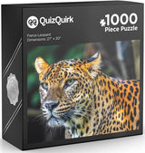 QuizQuirk-1000-Piece-Puzzle,-Bold-Leopard-Jigsaw-Puzzle-for-Adults/Teens-(Puzzle-Saver-Kit-Included)-