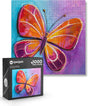 QuizQuirk-1000-Piece-Puzzle,-Butterfly-Painting-Jigsaw-Puzzle-for-Adults/Teens-(Puzzle-Saver-Kit-Included)-