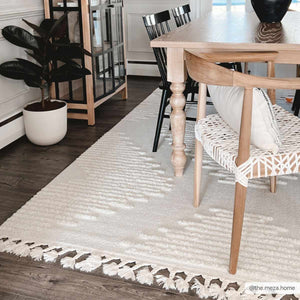 Palimbang Cream 3D Rug