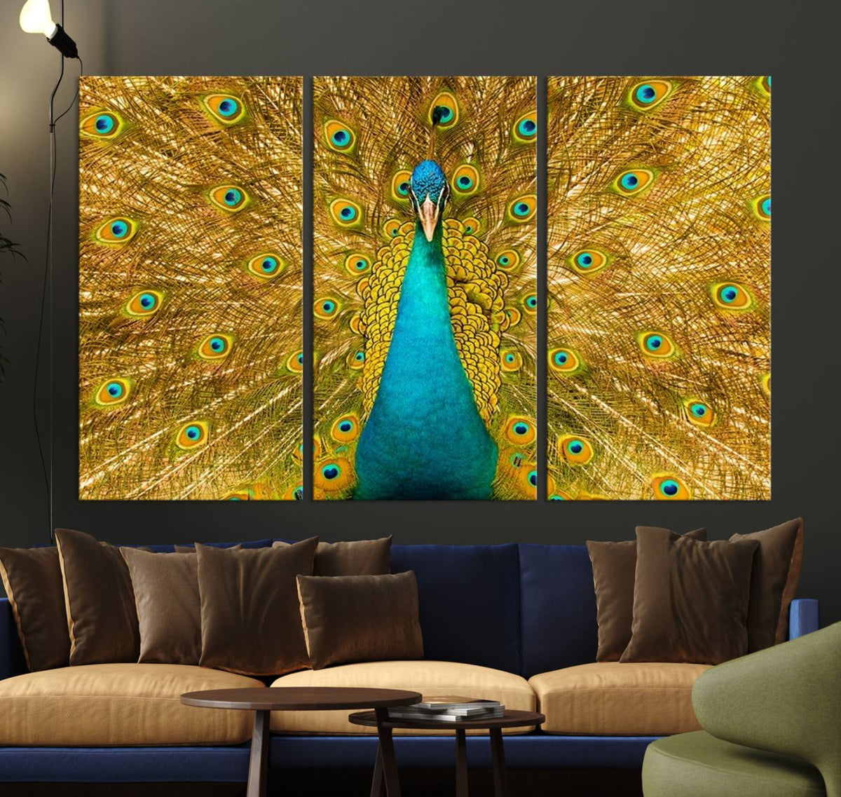 Peacock Wall Art Canvas Print