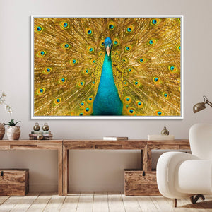 Peacock Wall Art Canvas Print
