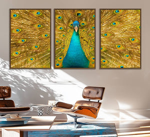 Peacock Wall Art Canvas Print
