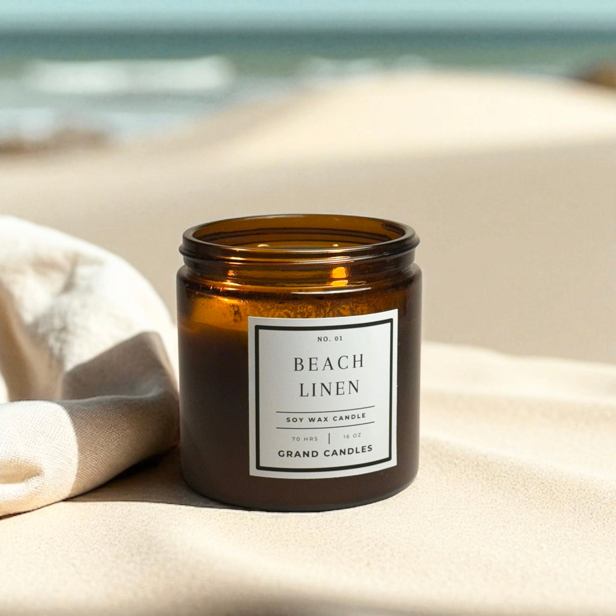 Beach Linen Soy Candle