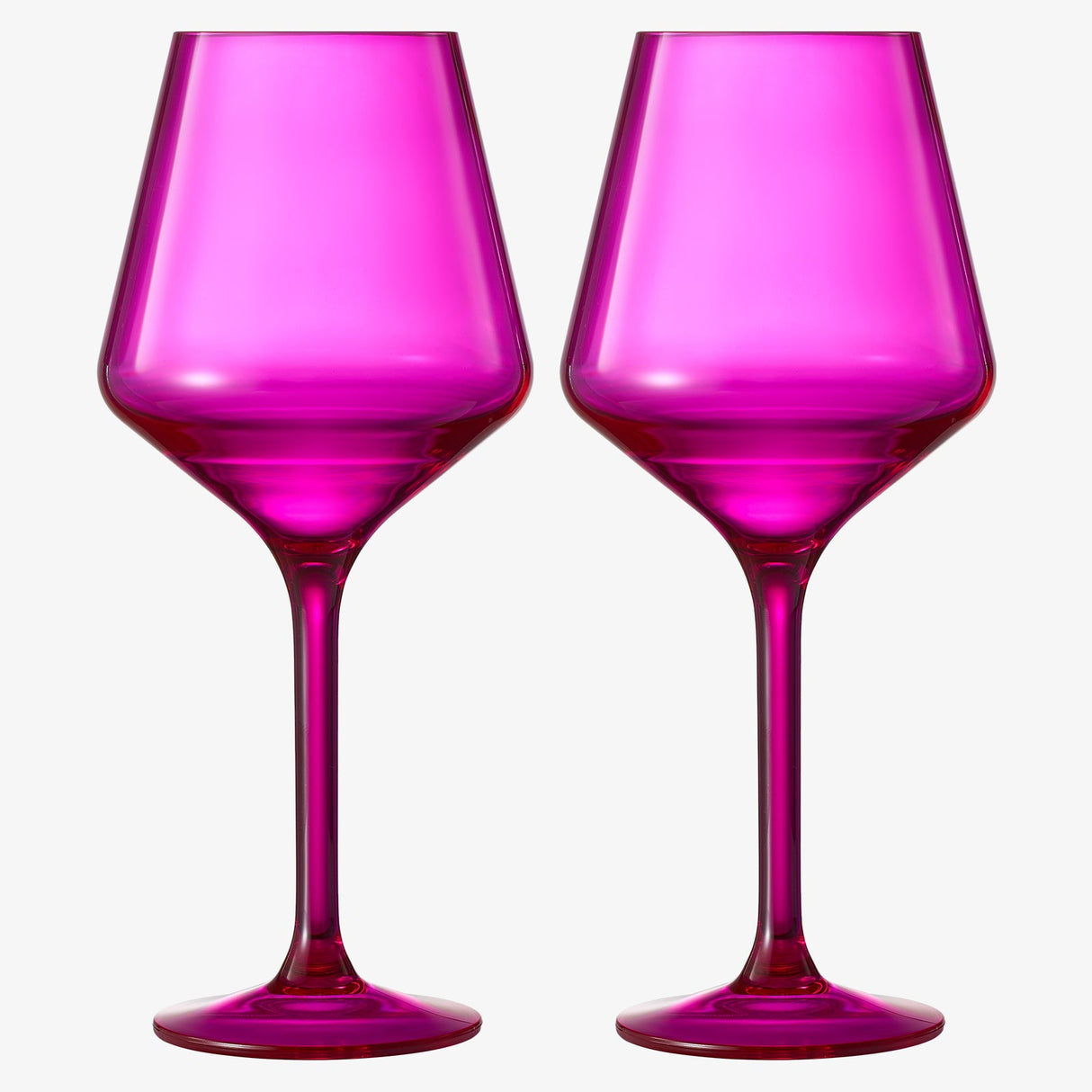 Valencia Acrylic Stemmed Wine Glassware, Set of 2