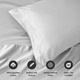 Egyptian Cotton Sateen Sheet Set 1000 Thread Count - Egyptian Cotton Sheet Set by Superior Brand