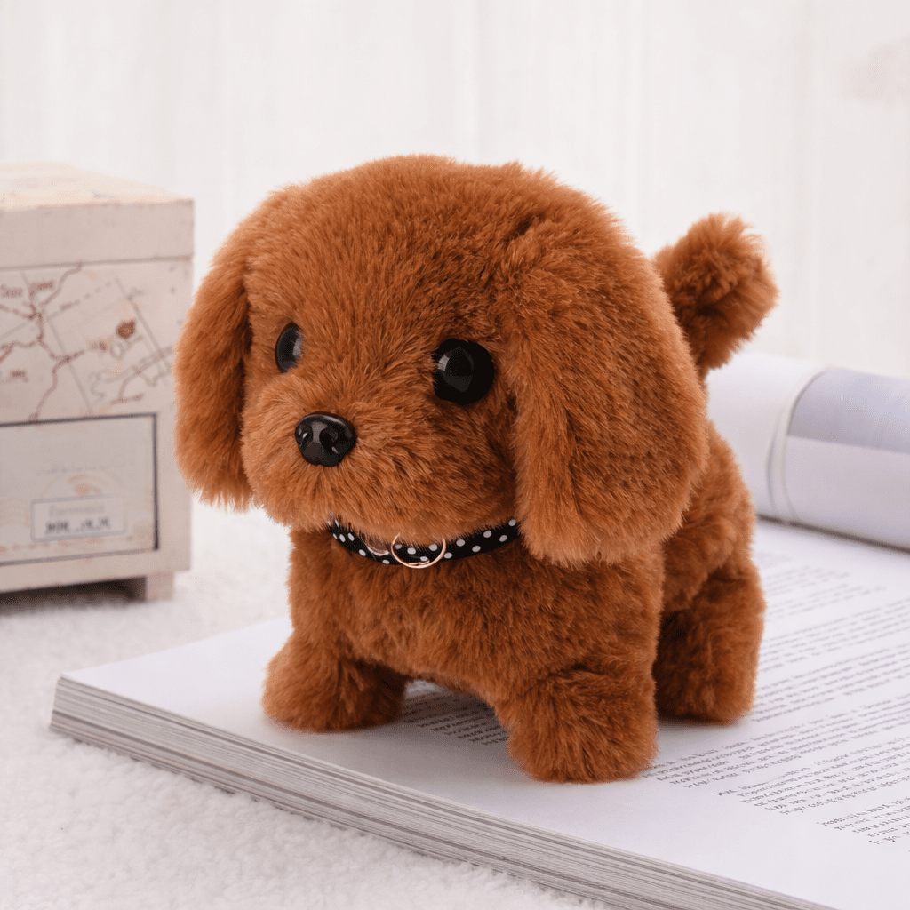 Interactive Puppy Plush Toy Walking Barking Electronic Dog Toy for Kids