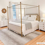 Pointblank Black & Gray Antelope Print Rug