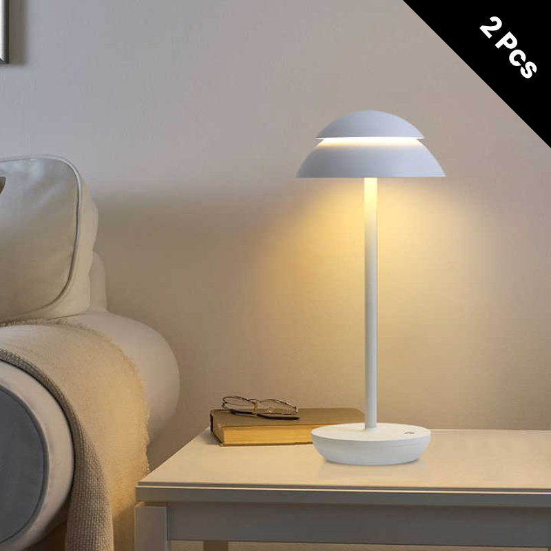 Portable Cordless Table Lamp with Adjustable Brightness – Battery Operated Minimalist Design for Home and Travel