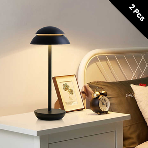 Portable Cordless Table Lamp with Adjustable Brightness – Battery Operated Minimalist Design for Home and Travel