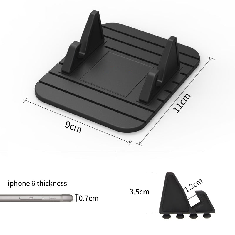 Non Slip Car Phone Holder Silicone Dashboard GPS Phone Stand