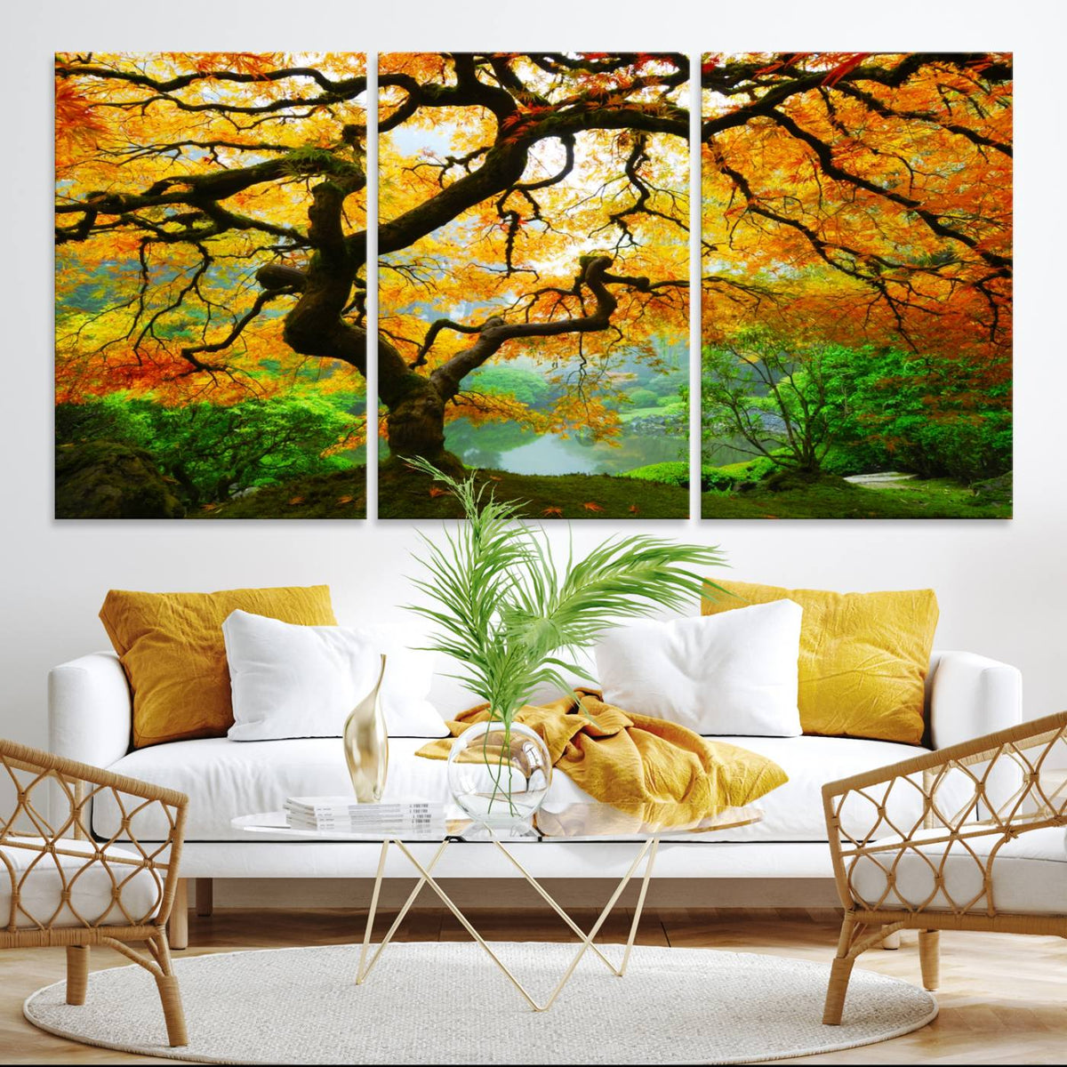 Portland Japanese Maple Tree Canvas Wall Art – Japanese