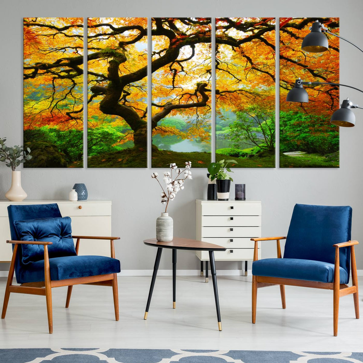 Portland Japanese Maple Tree Canvas Wall Art – Japanese