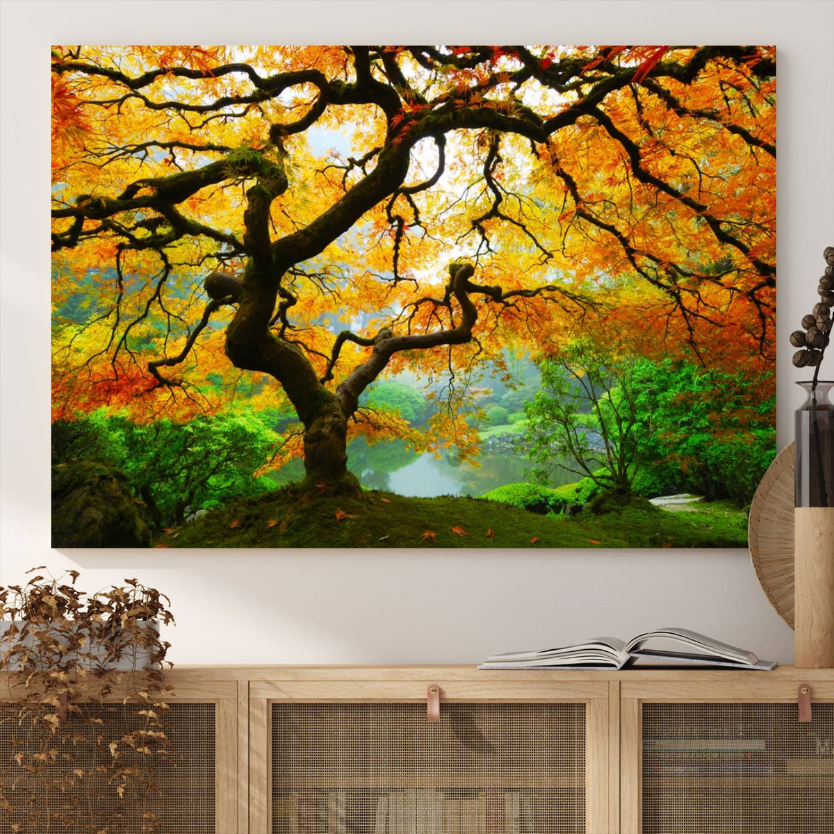 Portland Japanese Maple Tree Canvas Wall Art – Japanese