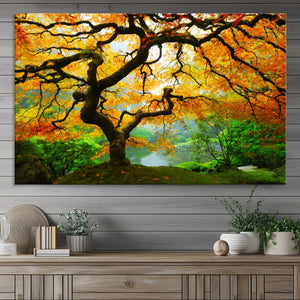 Portland Japanese Maple Tree Canvas Wall Art – Japanese