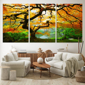Portland Japanese Maple Tree Canvas Wall Art – Japanese
