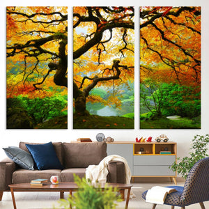Portland Japanese Maple Tree Canvas Wall Art – Japanese