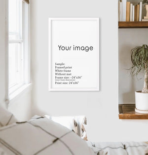 Printing Service. Custom Framed Prints. Printed and Shipped