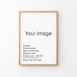 Printing Service. Custom Framed Prints. Printed and Shipped