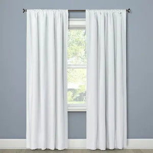 Project 62 Blackout Henna Curtain Panel: 95x50 Inches, Rod Pocket, Cotton Blend 1pc 50"x95" Blackout Henna Window Curtain Panel Gray - Project 62