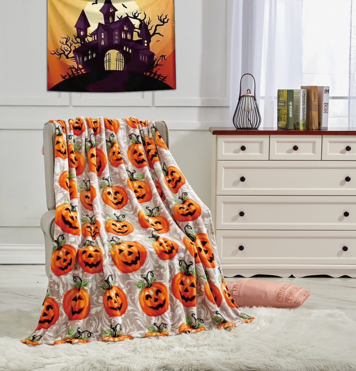 Halloween Blankets 50 X 60 Throw - Halloween Decor
