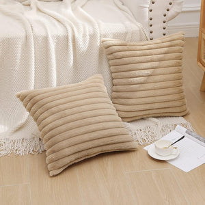 Pack of  1  Polyester Blend Square Throw Pillow  & 450g Insert reversible sides, removable cover size 18x18 inch
