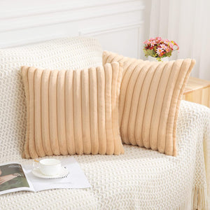 Pack of  1  Polyester Blend Square Throw Pillow  & 450g Insert reversible sides, removable cover size 18x18 inch
