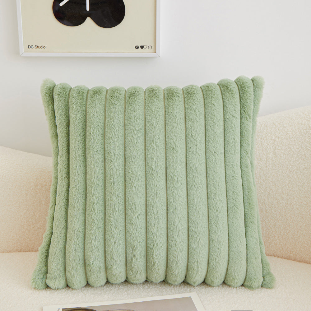 Pack of  1  Polyester Blend Square Throw Pillow  & 450g Insert reversible sides, removable cover size 18x18 inch