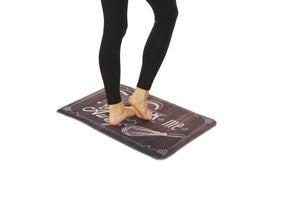 J&V Textiles Relax Series 20"x30" Antifatigue Kitchen Mat (Whisk Me Away)