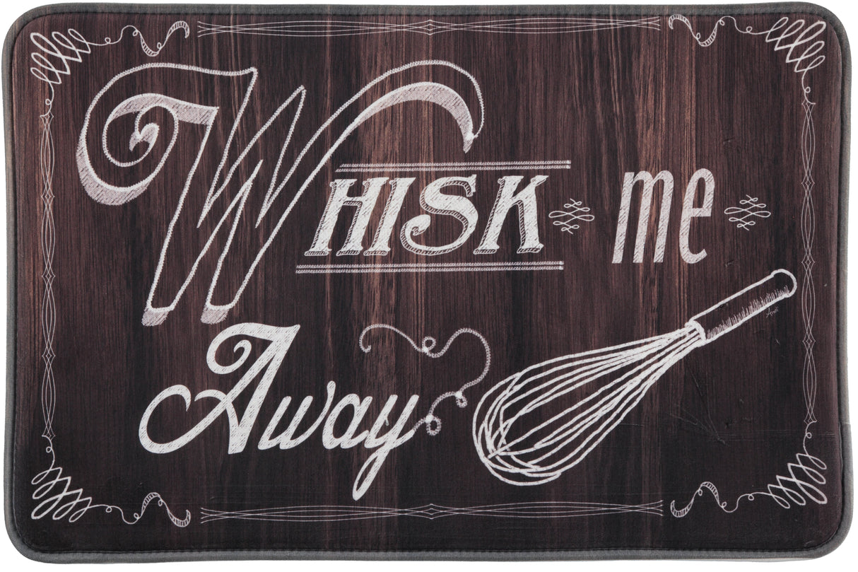 J&V Textiles Relax Series 20"x30" Antifatigue Kitchen Mat (Whisk Me Away)