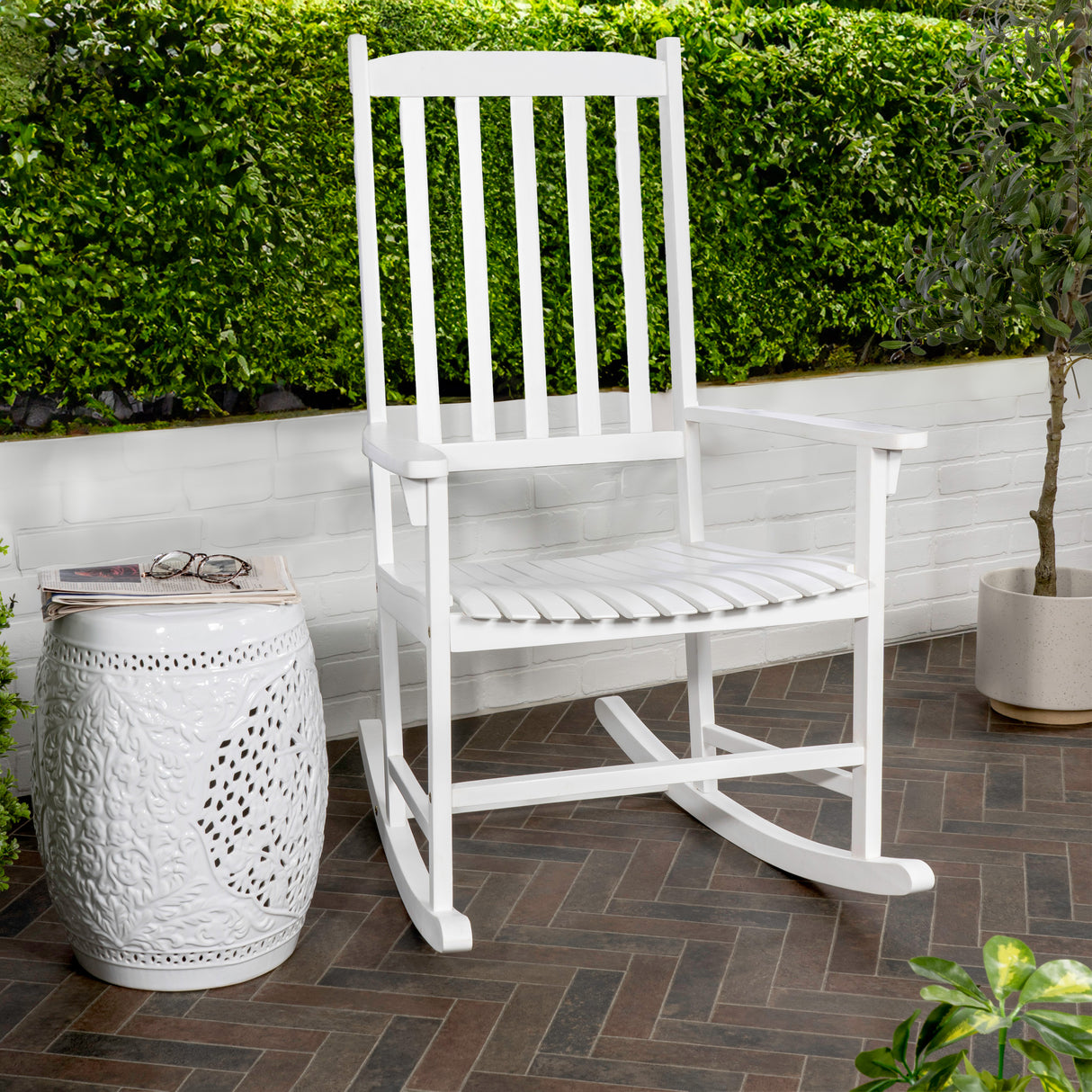 Seagrove-farmhouse-classic-slat-back-acacia-wood-rocking-chair-Outdoor-Chairs