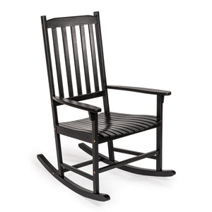 Seagrove farmhouse classic acacia wood rocking chair outdoor