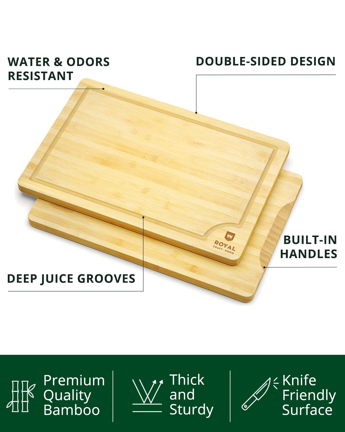 Cutting Board Large 15x10 by Royal Craft Wood