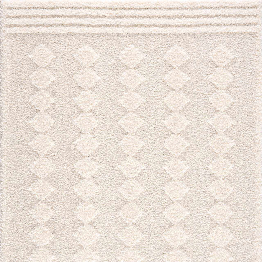 Hija Cream High-Low Area Rug