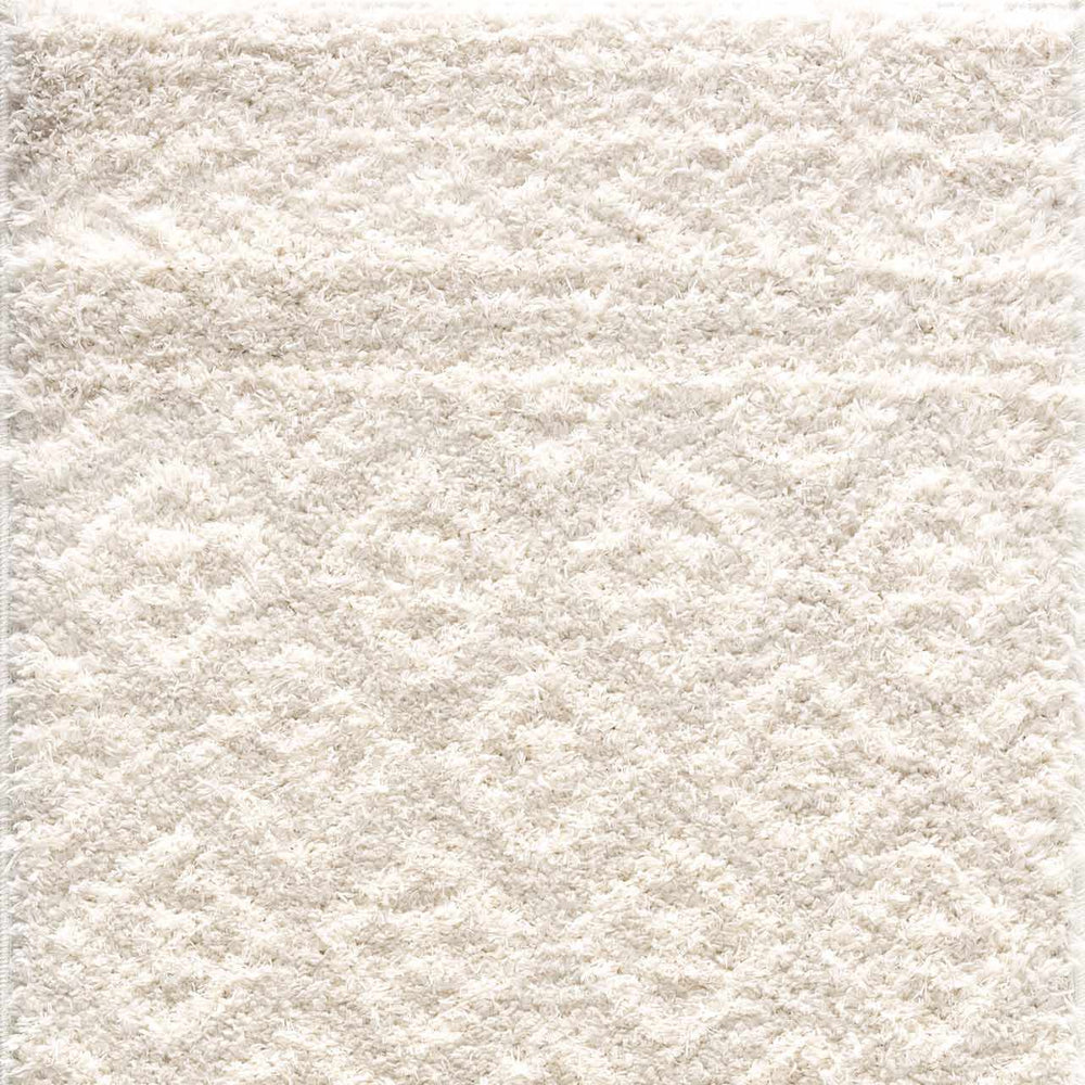 Eivin Cream Diamonds Plush Rug