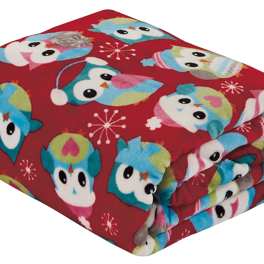 Cozy Festive Holiday Throw Blanket 50" x 60"