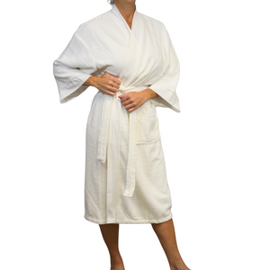 Peacock Alley White REMY Robe