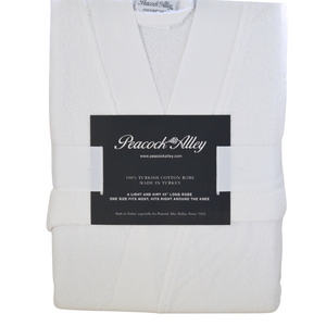 Peacock Alley White REMY Robe