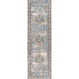 Izmit Geometric Vintage Medallion Runner Rug