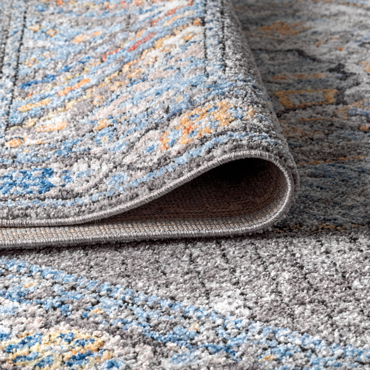 Izmit Geometric Vintage Medallion Runner Rug