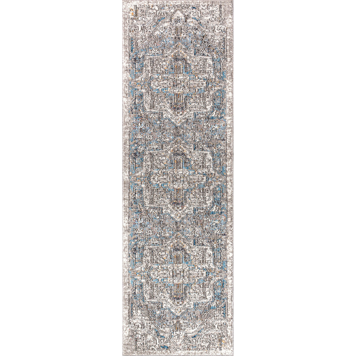 Izmir Vintage Medallion Runner Rug