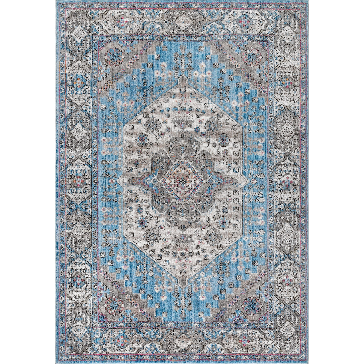 Kesan Vintage Medallion Area Rug