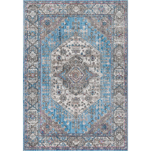 Kesan Vintage Medallion Area Rug