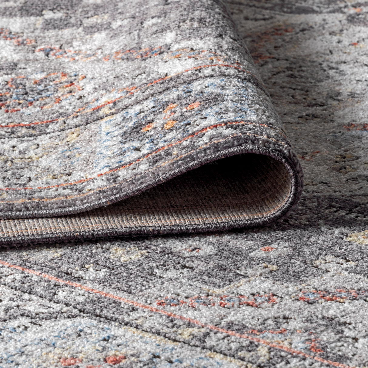 Kesan Vintage Medallion Area Rug
