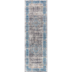 Anatolia Vintage Medallion Peacock Runner Rug