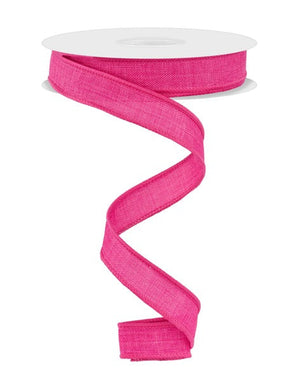 5/8" Royal Burlap Fuchsia Ribbon
