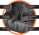 Insulated 1 Gallon Water Bottle with Sleeve - Stainless Steel Wide Mouth Growler with Tactical Carrying Bag - Insulation for Hot/Cold Drinks (128oz)