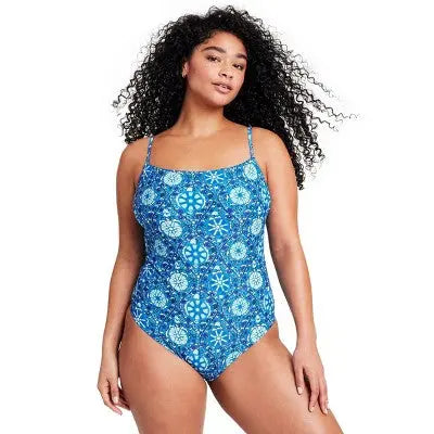 RHODE Women's Medium Coverage One Piece Swimsuit Swimwear