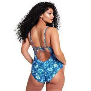 RHODE Women's Medium Coverage One Piece Swimsuit Swimwear